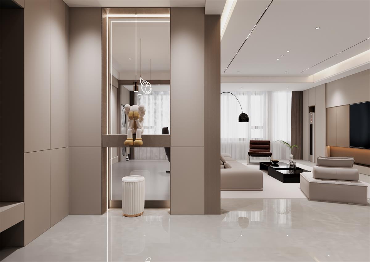 玉庭華府146㎡ | 自帶高級感的意式極簡家，一進(jìn)門就想哇塞！