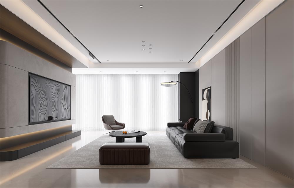 中海華樾133㎡ | 看不膩的「黑白極簡(jiǎn)」王炸組合！高級(jí)感原地封神！