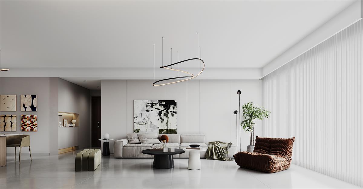 寧房云筑129㎡ | 裝修的盡頭原來(lái)是極簡(jiǎn)！家越簡(jiǎn)單越高級(jí)~