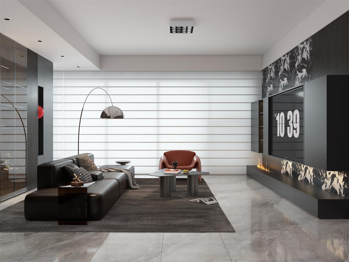 萬(wàn)科錦曜 | 暗黑美學(xué)天花板！他家129㎡意式風(fēng)太驚艷了！