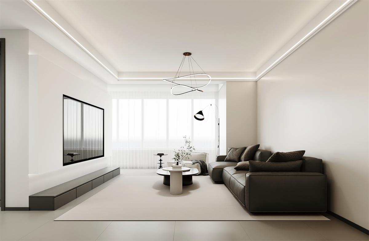 玉庭華府 | 憑啥這套130㎡簡約風能刷爆朋友圈？島臺+餐桌、床尾柜統(tǒng)統(tǒng)安排上！