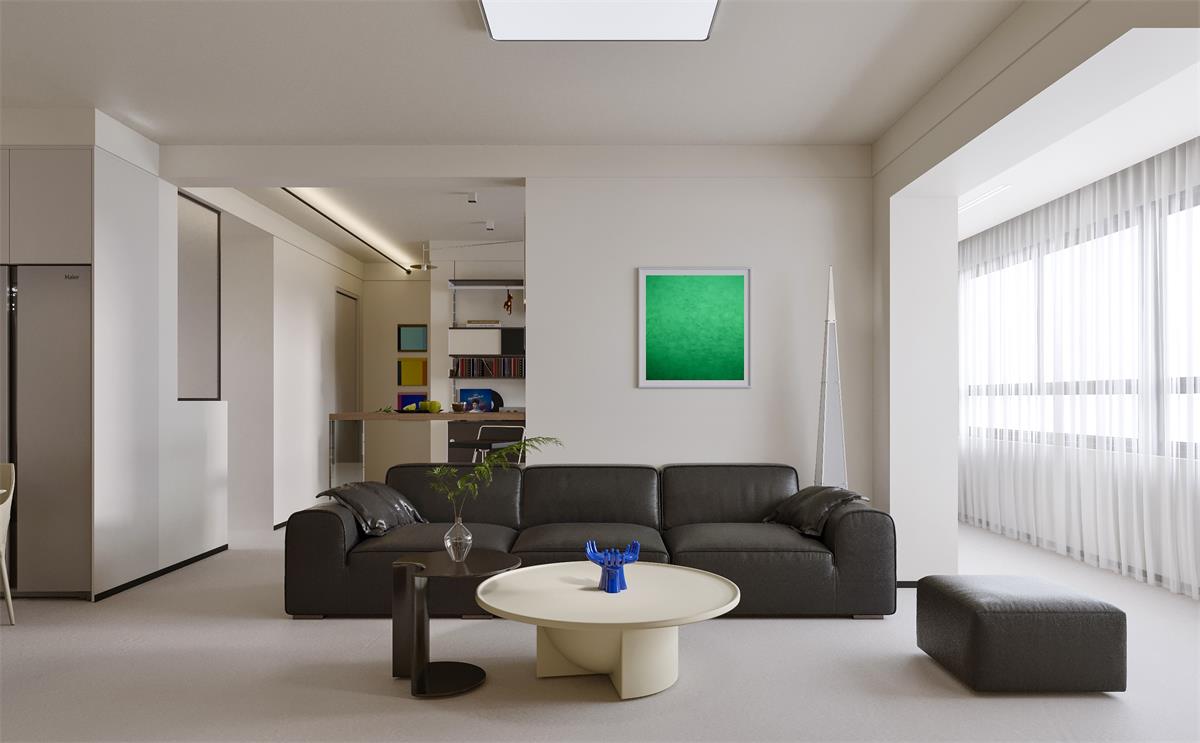 金地自在城 | 零零后獨居109㎡極簡家，全開放設計驚艷到我了！換你也上癮~