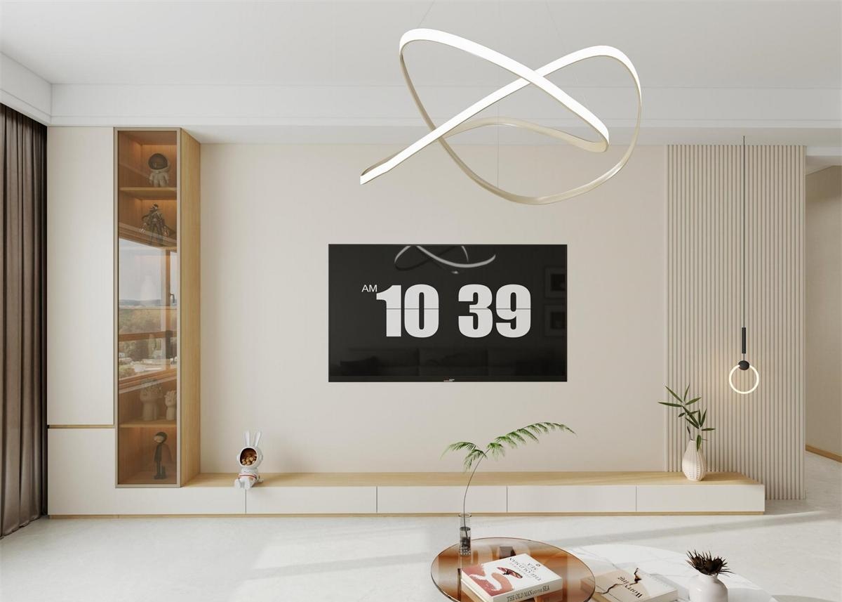 魯銀瀧璽126㎡ | 溫柔感溢出屏幕！『簡約+奶油』看一百遍也不膩