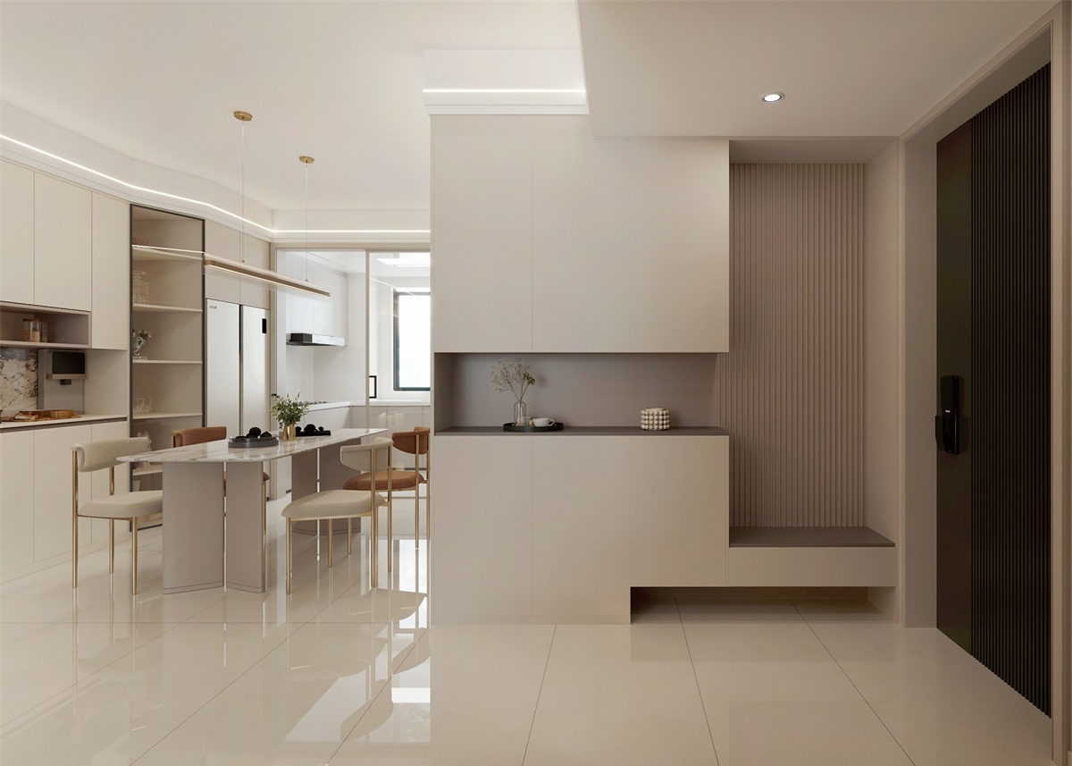 中海河山郡 | 聽(tīng)勸！裝修少看點(diǎn)網(wǎng)紅設(shè)計(jì)，119㎡簡(jiǎn)約風(fēng)小家溫馨又耐看！