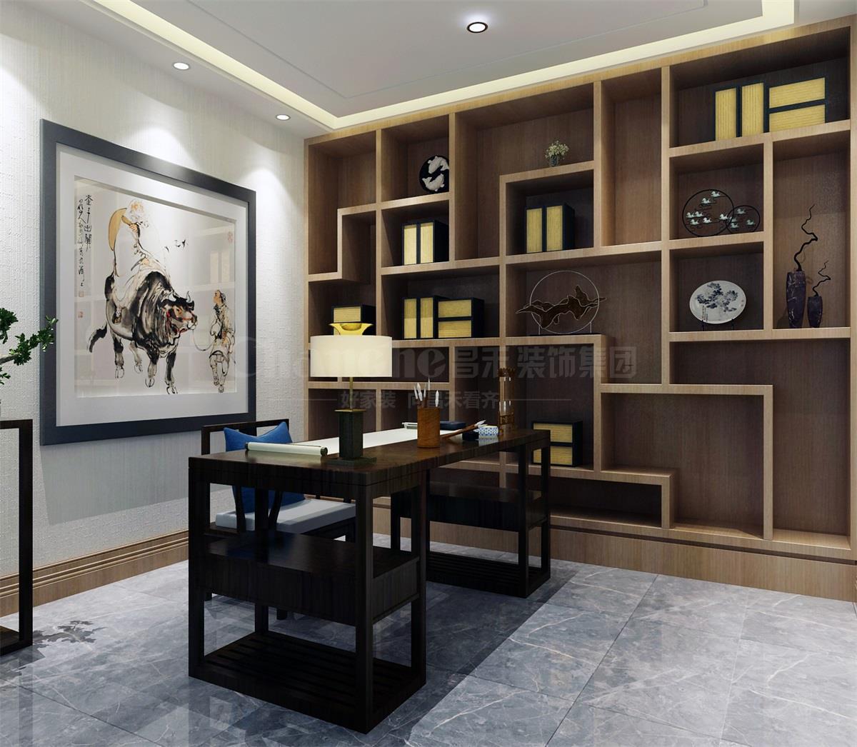 書房和接待茶室散發(fā)著淡淡的茶香，只需心境空靈，少幾分濃墨重彩，多幾分雅致清寧，并在此感悟生命的智慧。